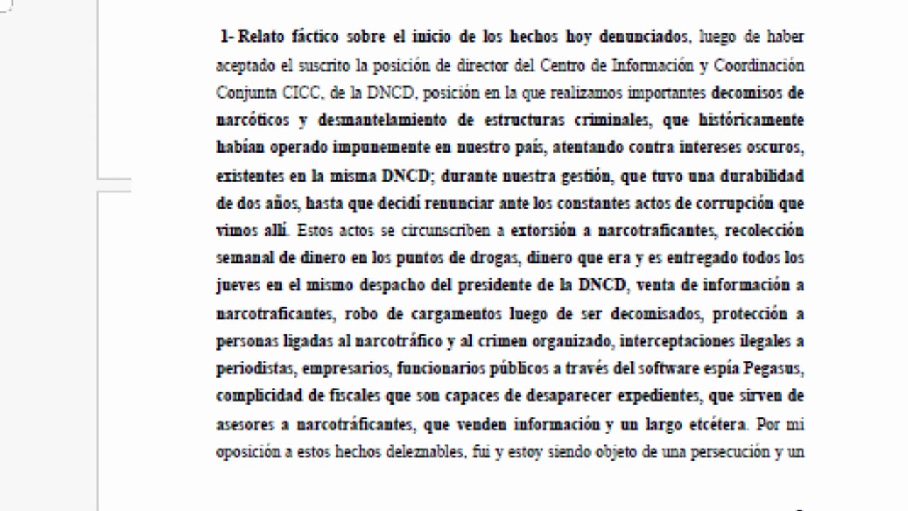 🚨 JOSEFINA CAPELLAN PRESENTA DENUNCIA ENTRAMADO CRIMINAL DNCD, DNI Y LA PROCURADORIA 🚨