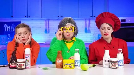 Me vs Grandma Cooking Challenge | Funny Situations by Multi DO Challenge