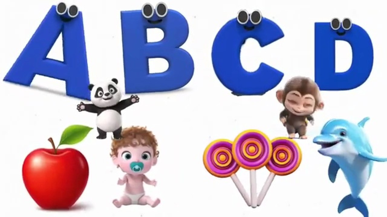 Phonics Song with TWO Words - A For Apple - ABC Alphabet Songs with Sounds for Toddlers