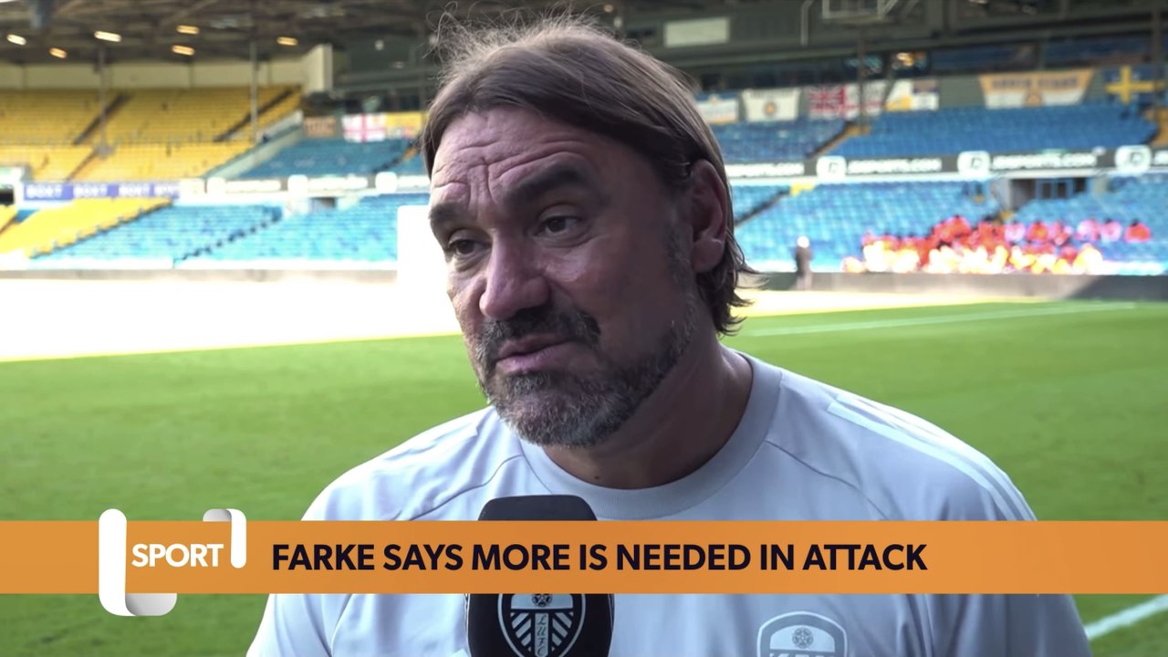 Daniel Farke says Leeds United need more in attack