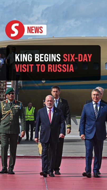 Sultan Ibrahim arrives in Russia for historic state visit
