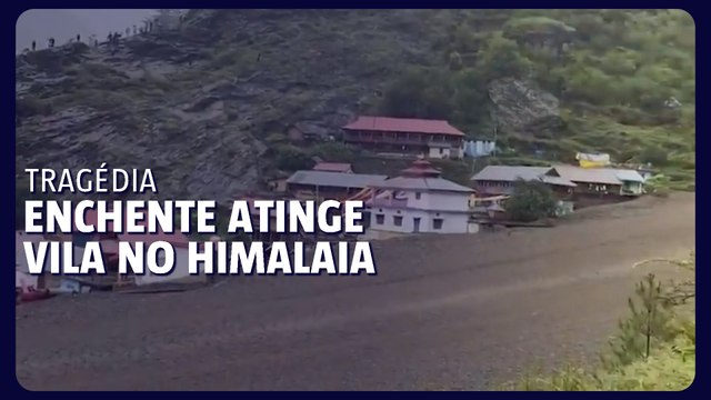 Deslizamento de terra no Himalaia destrói casas e deixa quatro mortos