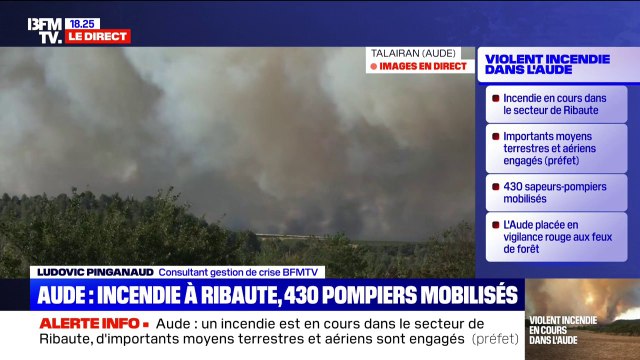 Incendie dans l'Aude: Le temps que j'aille jusqu'aux vignes en voiture, c'était trop tard , déplore Laurent, vigneron à Corbières