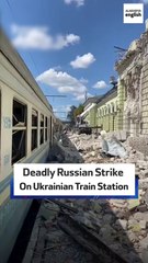 Deadly Russian Strike On Ukrainian Train Station