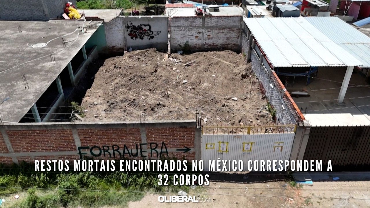 Restos mortais encontrados no México correspondem a 32 corpos