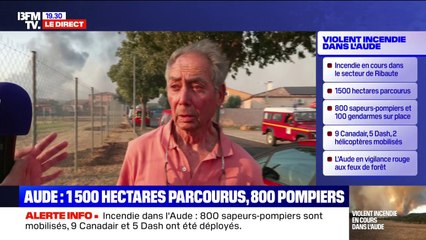 Incendie dans l'Aude: "C'est une véritable catastrophe qui arrive pour notre village", déplore Xavier de Volontat, maire de Saint-Laurent-de-la-Cabrerisse