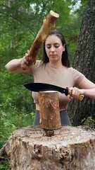 This millennial girl knows how to survive in the wild