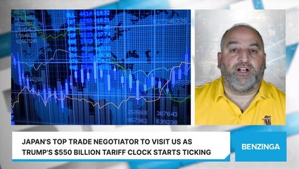 Japan's Top Trade Negotiator To Visit US As Trump's $550 Billion Tariff Clock Starts Ticking