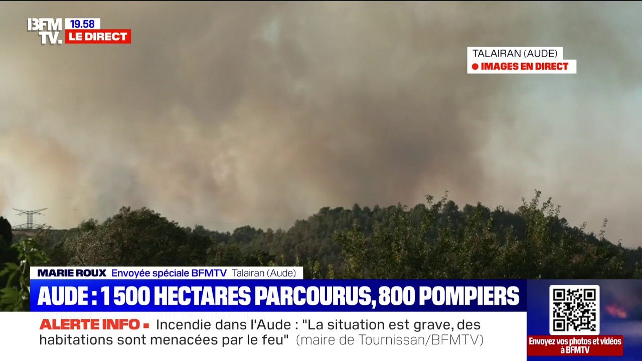 Incendie dans l'Aude: plusieurs communes évacuées par mesure de précaution