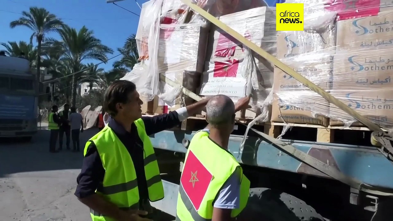 Morocco delivers third humanitarian Aid shipment to Gaza under King's directive
