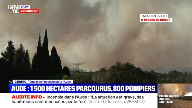 Incendie dans l'Aude: On a rien sauvé du tout , témoigne Jean-Loïc, dont la maison est partie en fumée