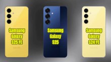 Samsung Galaxy S25 FE vs Samsung Galaxy S25 vs Samsung Galaxy S24 FE