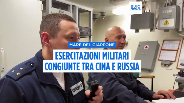 Cina e Russia conducono esercitazioni navali congiunte nel Mar del Giappone