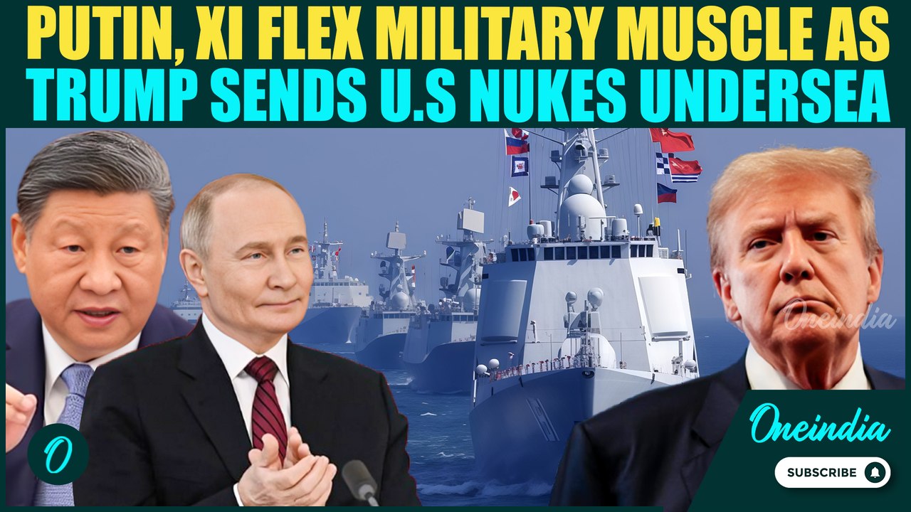 Russia-China Vs US BIG WAR Soon? Putin, Xi FLAUNT Military Might as Trump Moves Nuclear Submarines