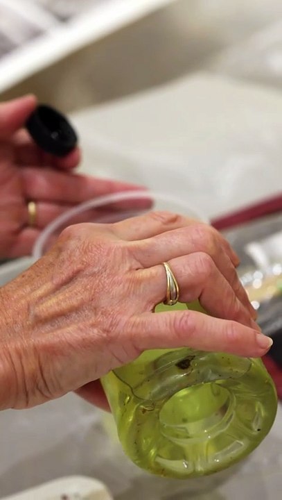 Joelle Godefroid, Peintre en décor, présente son métier.