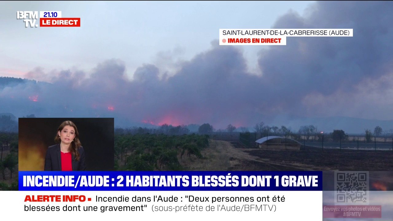 Incendie dans l'Aude: "Il n'y a pas d'ordre d'évacuation qui soit donné; les populations restent confinées chez elles", déclare la sous-préfète