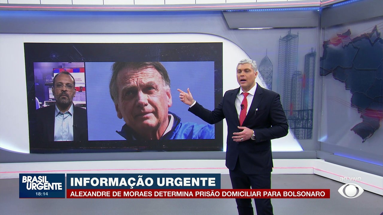 Urgente: Moraes determina prisão domiciliar de Jair Bolsonaro