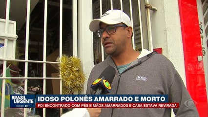 Idoso é torturado e morto por ladrões de residência
