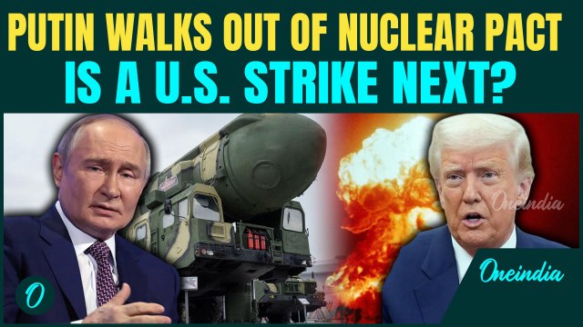 Russia to BOMB U.S? Putin ENDS Nuclear Pact with Trump as Nuclear Submarines Move Ignites WAR