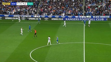 Rangers Vs Viktoria Plzeň 1 half champions league qualifying 3 round  1 leg