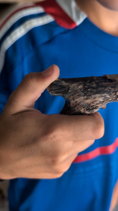 combien d'enfants ont joué des heures avec un bâton ?