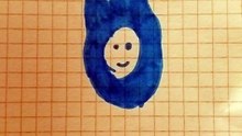 Mostro azzurro  disegno