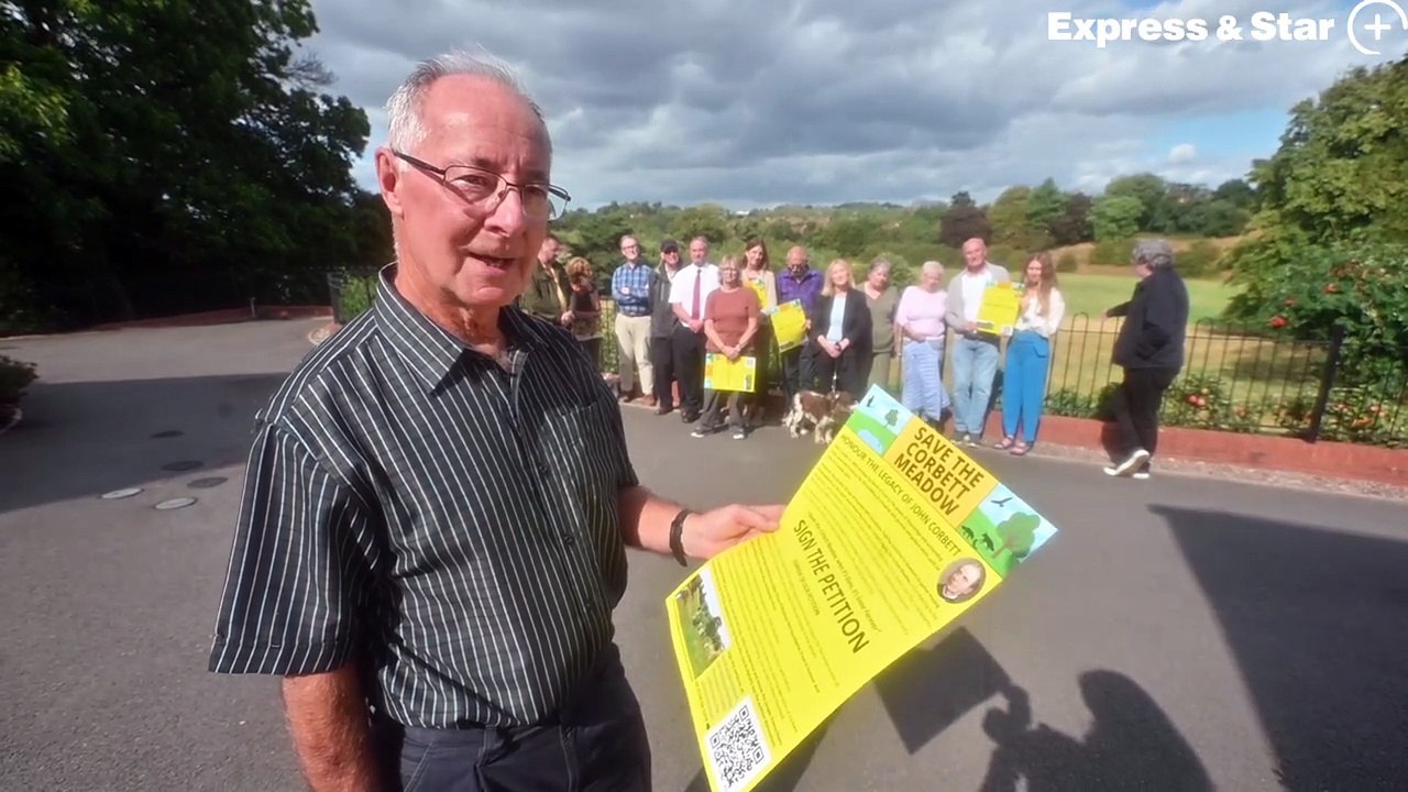 Corbett Meadow was left in trust to the community but now hospital bosses plan to seell it off to housing developers.