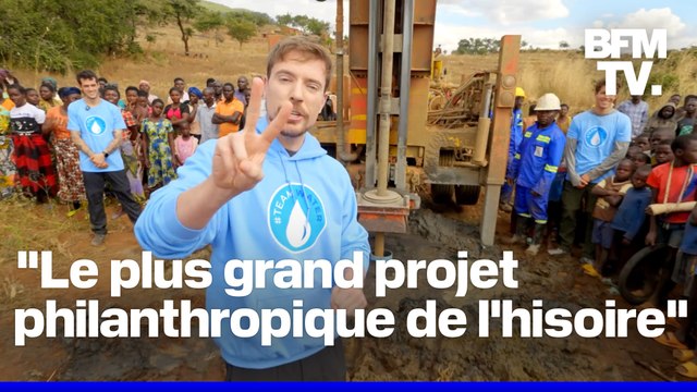 MrBeast espère récolter 40 millions de dollars pour fournir de l'eau potable à deux millions de personnes
