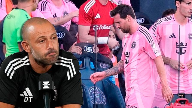 Javier Mascherano confirma la ausencia de Lionel Messi ante Pumas