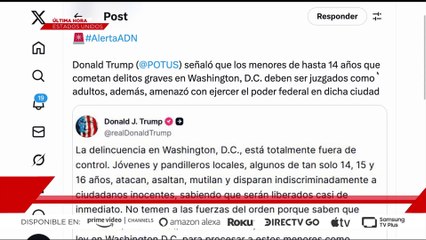 🚨¡Última Hora! Trump propone que los menores que cometan delitos graves sean juzgados como adultos
