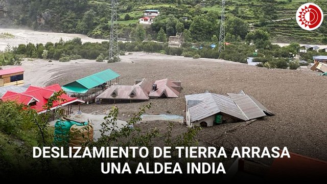 Deslizamiento de tierra arrasa una aldea india; al menos cuatro muertos y más de 50 desaparecidos