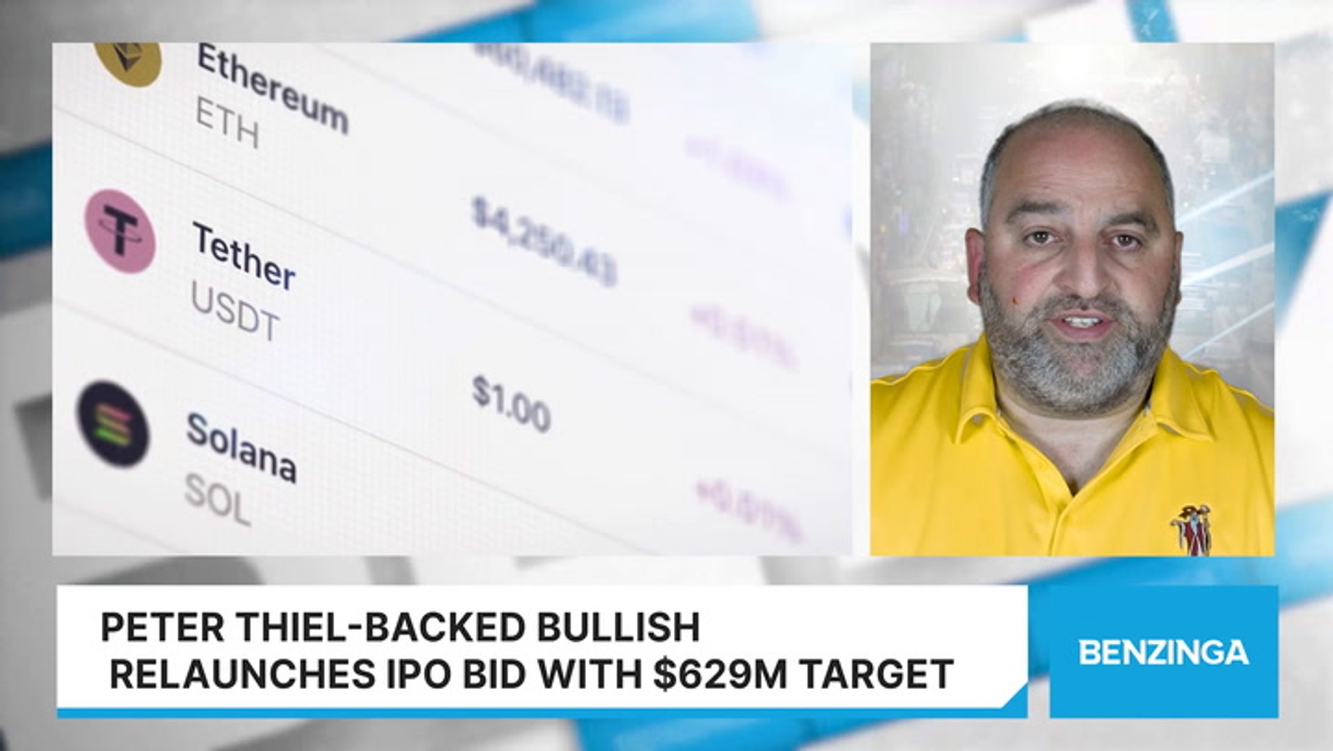 Peter Thiel-Backed Bullish Relaunches IPO Bid With $629M Target