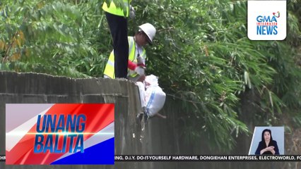 Mga baradong daluyan ng tubig malapit sa NLEX, regular na pinalilinis ng DOTr sa NLEX Corp. | Unang Balita