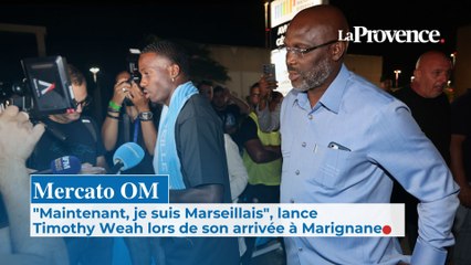 OM. "Maintenant, je suis marseillais", lance Timothy Weah lors de son arrivée à Marignane