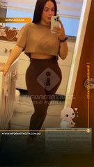 La Materialista sorprende con abdomen plano a solo dos semanas de dar a luz