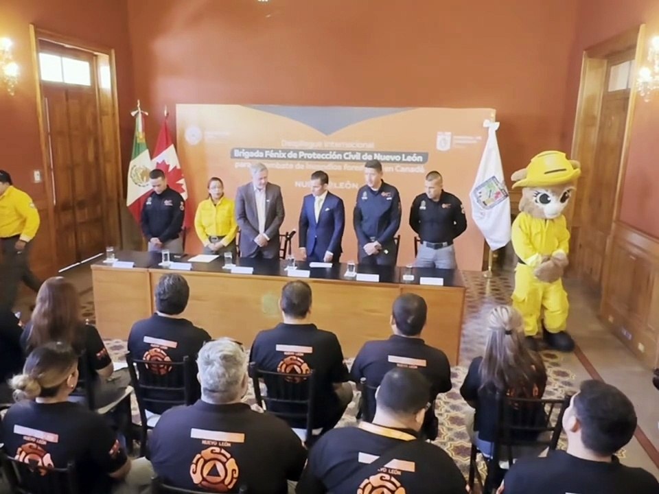 Miguel Flores anuncia participación de la Brigada Fénix en combate a incendios forestales en Canadá