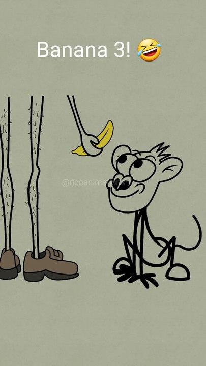 Banana! 3 🤣🤣(4k memes)  #shorts        click the blue Join button to support my animations
