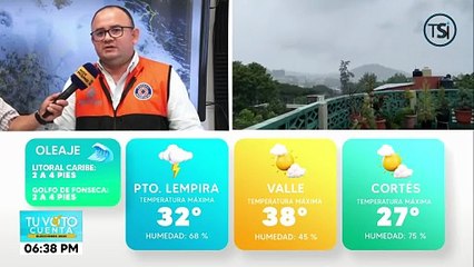 Cenaos advierte sobre lluvias en diferentes áreas del país
