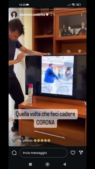 danielecondotta quella volta che feci cadere corona