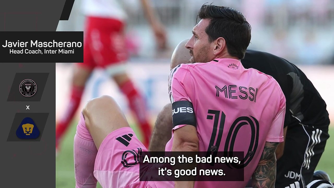 Mascherano reveals the extent of Messi's injury