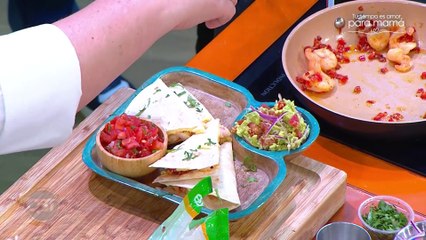 Receta de Dos Pinos - Quesadilla de Camarón