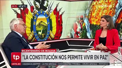 Rodríguez Veltzé: La generación del Bicentenario es la que recuperó la democracia