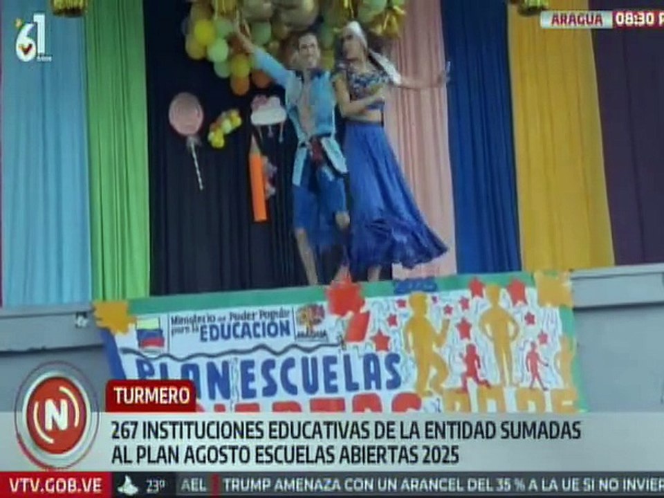 Aragua | Plan Agosto Escuelas Abiertas realiza actividades recreativas para fortalecer la educación