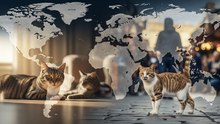 El Mapa Felino Global: Descubre Dónde Viven Más Gatos y Quiénes Son los Campeones de la Longevidad