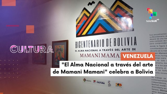 Exposición El Alma Nacional a través del arte de Mamani Mamani abrió sus puertas en el CELARG CULTURA TE LO CUENTO 05-08-2025