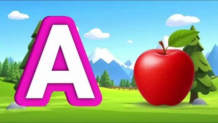 A is for Apple 🍎 | ABC Phonics Song for Kids | Learn Alphabet with Fun Animation