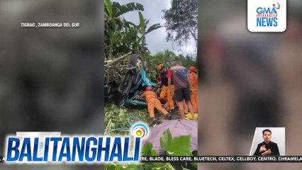 3, patay matapos mahulog sa bangin ang sinasakyang truck; 2, sugatan | Balitanghali