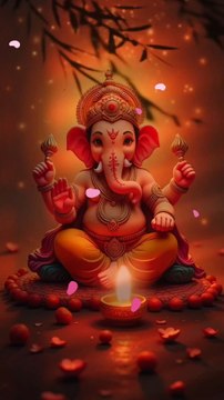 ganpati bappa coming soon 2025 status | ganesh chaturthi whatsapp status | 4k | ganpati aagman 2025