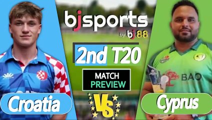 Croatia vs Cyprus | CRO vs CYP 2nd T20 Match Preview |