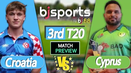 Croatia vs Cyprus | CRO vs CYP 3rd T20 Match Preview |
